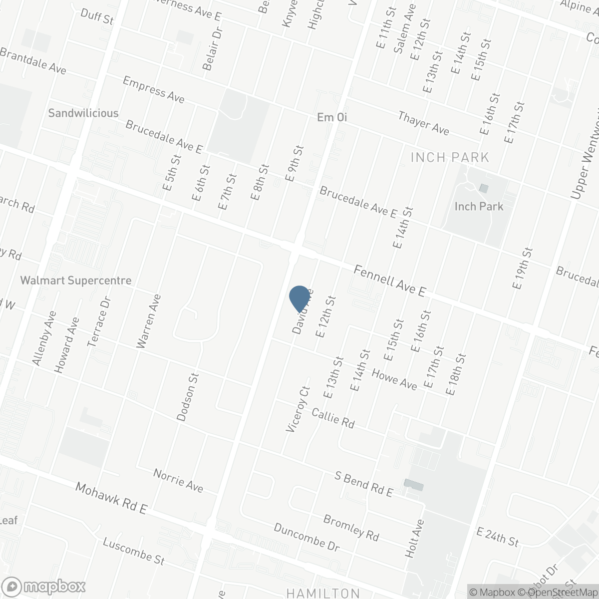 22 DAVID AVENUE, Hamilton, Ontario L9A 3V1